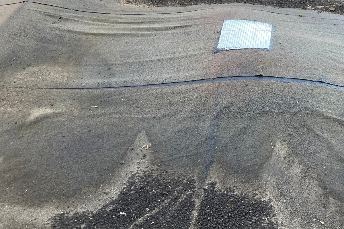 Gonfles en toiture terrasse