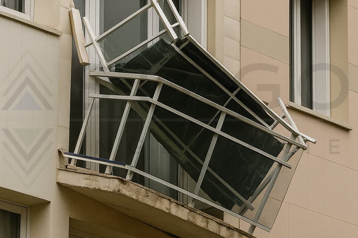 balcons : Affaiblissement structurel