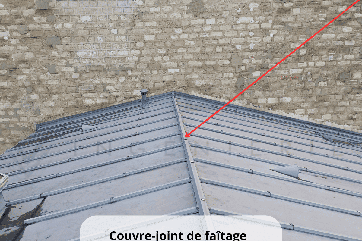Couvre-joint de faitage