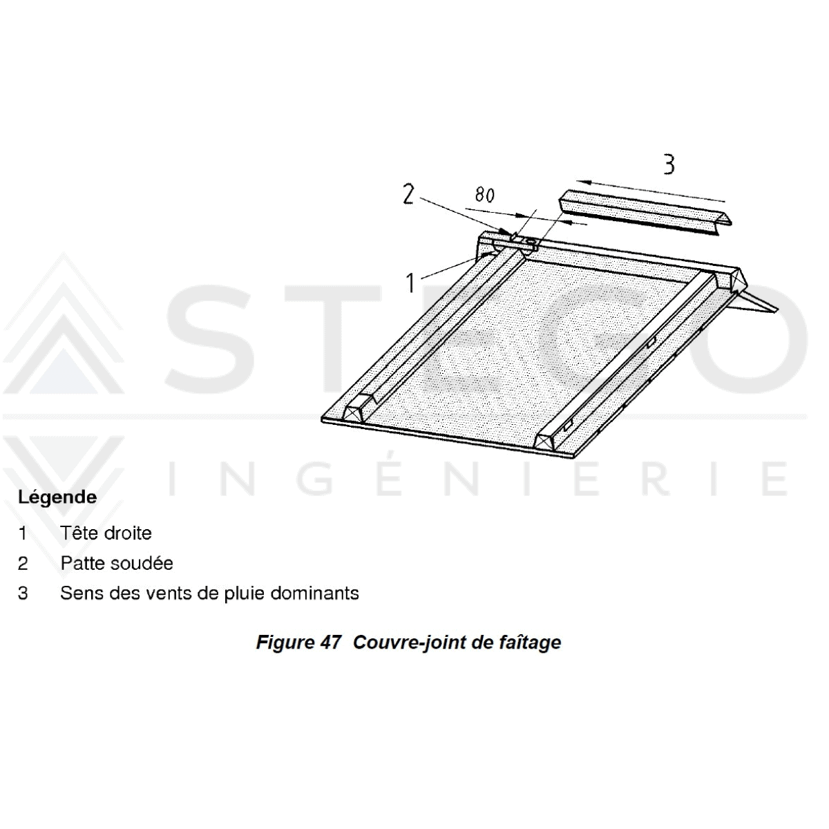 couvre-joint : DTU 40.41