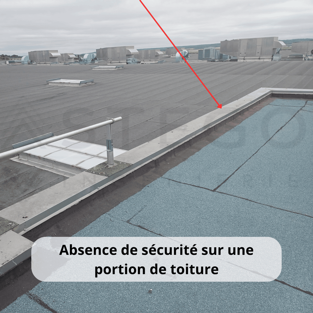 Diagnostic sécurité toiture : Une absence de sécurité collective